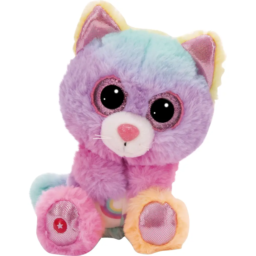 Nici peluche chat Miss Mellie 15cm - chat jouet coloré