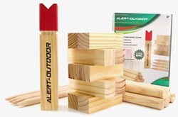 Alert Outdoor Kubb Werpset Basic King 30 Cm