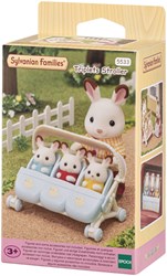 Sylvanian Families wandelwagen drieling - 5533
