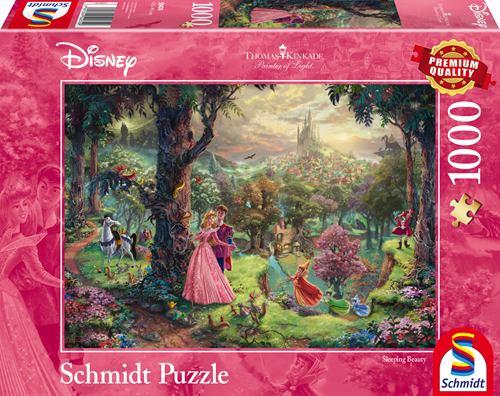Schmidt Disney La Belle au Bois Dormant, 1000 pièces - Puzzle - 12 ans et  plus