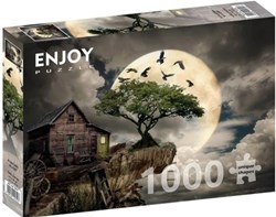 Enjoy Puzzle puzzle A Log Cabin on a Cliff - 1000 pièces adultes