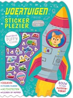 Rebo livre d'autocollants véhicules - livre d'activités avec autocollants et coloriages