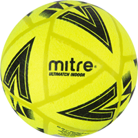 Mitre Ultimatch Zaalvoetbal Geel/Zwart - Maat 5