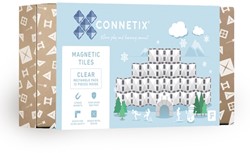Pack rectangle transparent Connetix 12 pièces