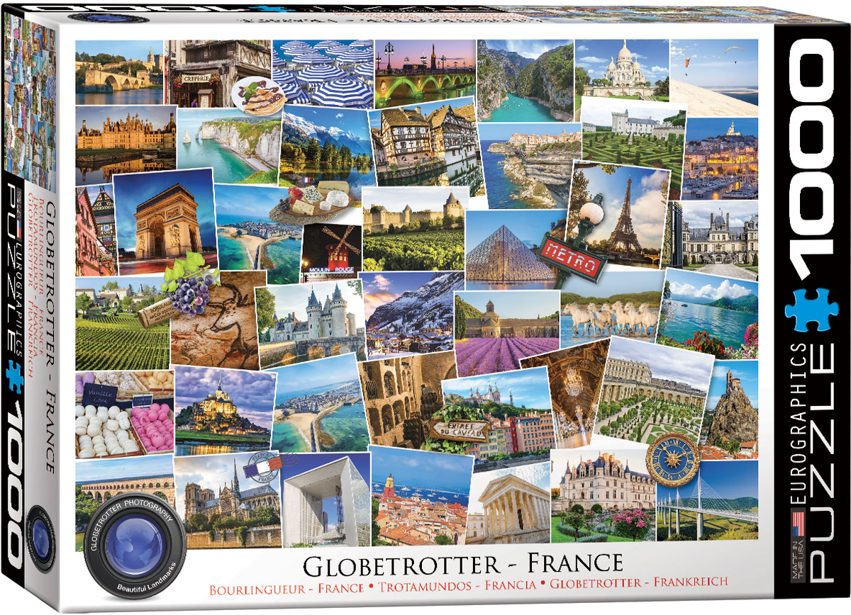 rivier doorgaan Verzoekschrift Eurographics puzzel France - Globetrotter - 1000 stukjes