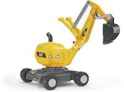 Rolly Toys graafmachine CAT geel - speelgoed graafmachine voor kinderen