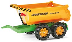 Rolly Toys remorque Halfpipe Joskin jaune - remorque jouet pour tracteur à pédales