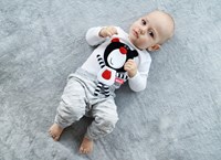 Mom's Care jouet bébé doudou Teddy Boo noir contraste-2