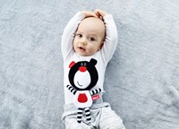 Mom's Care SOFT BABY TOYS Crispy Comforter Teddy Boo Black 4