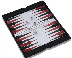 HOT Sports + Toys Backgammon jeu de voyage étui magnétique 17x10cm format voyage