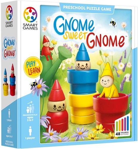 Smart Games houten puzzelspel Gnome Sweet Gnome educatief speelgoed