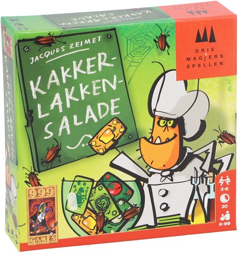 999 Games Drie Magiers Spellen Kakkerlakkensalade Kaartspel 6+