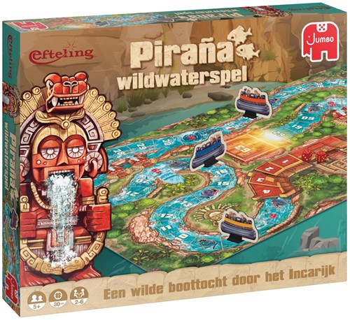 Jeu de société Efteling Jeu de l'oie Piraña aventure en eaux vives - jeu familial classique