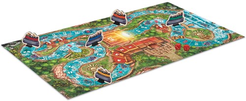 Jeu de société Efteling Jeu de l'oie Piraña aventure en eaux vives - jeu familial classique-2