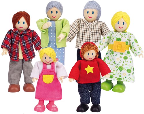 Hape Poppenhuis Familie