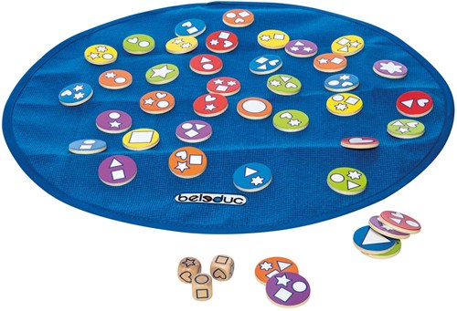 Beleduc Shapy houten kinderspel - educatief speelgoed vormen kleuren-2