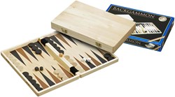 Philos Backgammon cassette de jeu en bois medium - jeu de stratégie