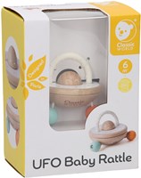 Classic World houten ufo rammelaar baby speelgoed multicolor-3
