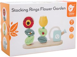 Classic World puzzle empilable en bois jardin fleuri - jouet éducatif 11 pièces
