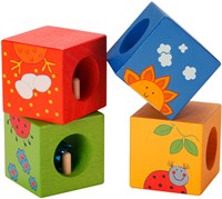 Classic World houten speelblokken baby peuter ontdekking speelgoed-3