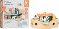 Classic World houten bouwset Noah's Ark boot met dieren, educatief speelgoed-2
