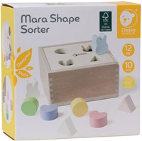 Classic World jouet éducatif boîte à formes en bois Mara 10 pièces