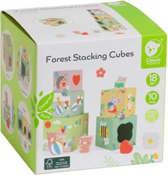 Classic World blocs à empiler animaux de la forêt jouet éducatif 10 pièces