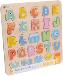 Classic World Houten Alfabet Puzzel, 27st.