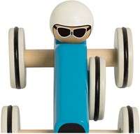 Classic World houten raceauto Montlhery speelgoedauto blauw-3