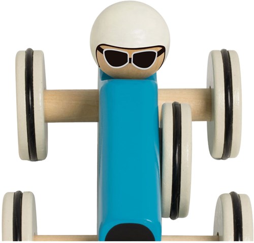 Classic World houten raceauto Montlhery speelgoedauto blauw-3