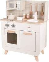 Classic World houten speelkeuken chef 11-delig speelgoedkeuken wit-3