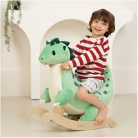 Classic World houten hobbelpaard dinosaurus speelgoed voor kinderen-2