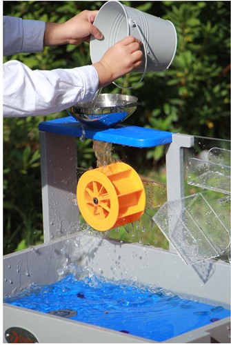 Classic World houten zand- en watertafel blauw tuin speelgoed-2