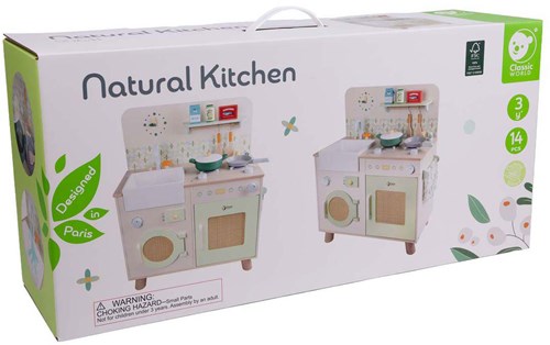 Classic World houten speelkeuken met accessoires - 14-delig speelgoed-3