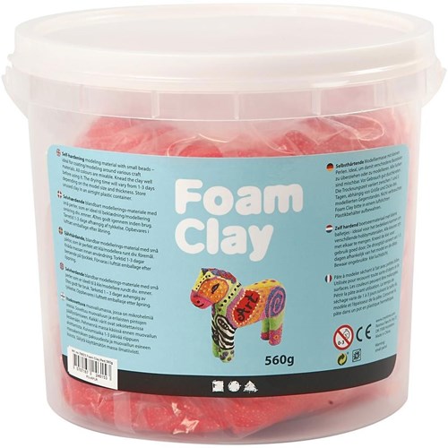 Foam Clay boetseerklei rood 560gr - creatief speelgoed voor kinderen-2