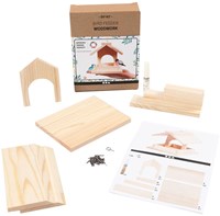 Creativ Company mangeoire à oiseaux en bois kit DIY 12,5 cm nichoir-3