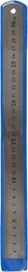 Creativ Company liniaal metaal 30 cm zilver - stevige meetlat