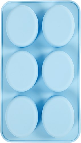 Creativ Company moules silicone ovales bleu clair 28x16x2,5 cm - loisirs créatifs-3