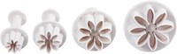 Creativ Company emporte-pièces fleur tampon biscuits set 4 pièces-2