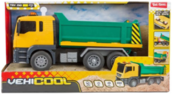 Toi-Toys camion benne jouet friction 25 cm lumière et son