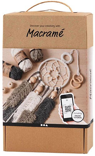 Creativ Company Macramé Starterset knopen - DIY dromenvanger set