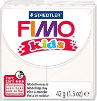 Fimo pâte à modeler blanche 42g - pâte à cuire au four pour enfants et loisirs créatifs