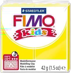 Fimo Kids boetseerklei 42g Geel - 1