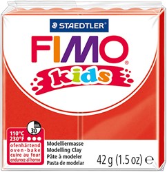 Fimo Kids boetseerklei 42g Rood - 2