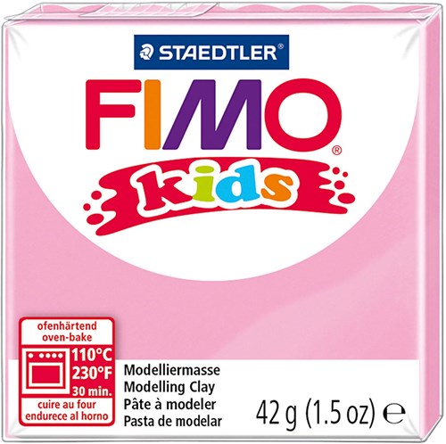 Fimo pâte à modeler rose 42g - Jouet créatif pour enfants