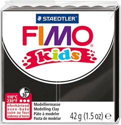 Fimo pâte à modeler noire - pâte à cuire au four pour enfants 42g