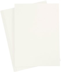 Creativ Company gekleurd karton A4 ivoor 20 vel knutselpapier