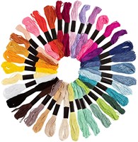 Creativ Company borduurgaren set - 42 kleuren katoen voor borduren-2