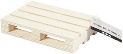 Creativ Company houten mini pallet decoratie speelgoed 12x8x2,5cm