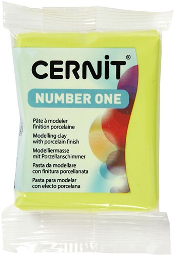 Creativ Company pâte à modeler lime green - pâte à cuire au four 56 grammes